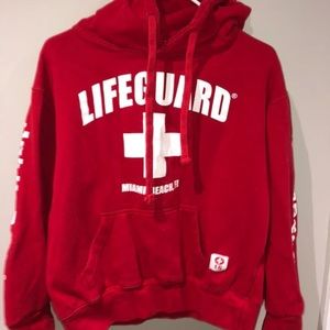 Like new Miami Beach lifeguard hoodie